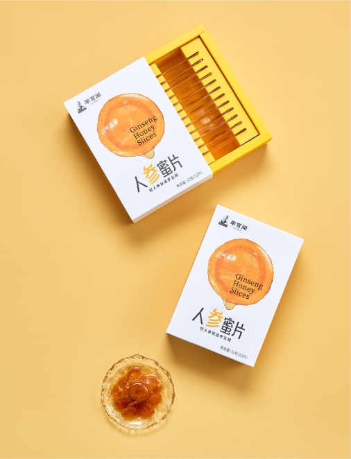 独立包装的人参蜜片